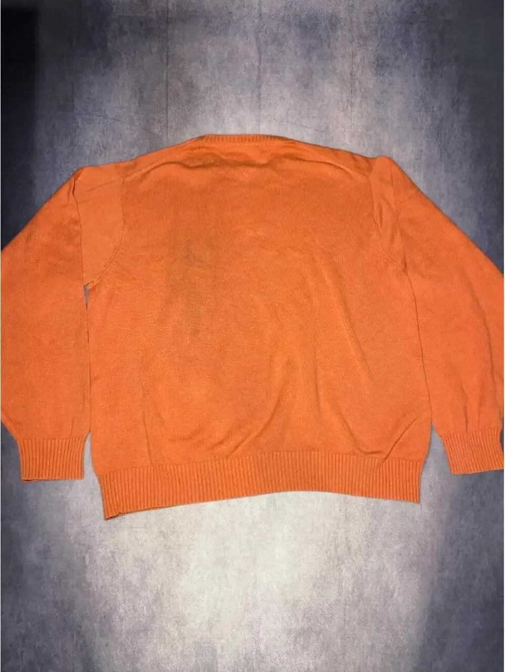 Vintage y2k Orange Tommy Hilfiger Knit sweater